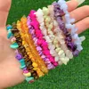 Strand Boho Färgglada naturstenpärlor armband för kvinnor Trendiga pärlkedja 2023 Fashion smycken tillbehör på tjejgåva