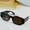 BIGGIE TETU Gafas de sol geniales Tendencia Diseñador de marca Icono de hip-hop Estilo de lujo Forma de lente baja con templos anchos Hombres Mujeres Personalidad de verano Gafas salvajes 2235