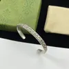 Woman Cuff Designer Bracelets Fashion Double G Wedding Bangle Luxury Jewelry Women Men Gift GGity 45364848