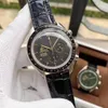 Yüksek Kaliteli Kuvars Saatler Moda Tasarımcısı Saatler 43 MM Lüks Tasarım Erkekler Gündelik Saat Saat Montres de luxe