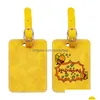 Sublimatie lege lage tags met riem reiswarmteoverdracht kofferlabels voor doe -het -zelf beide zijden afdrukbare dhqyo
