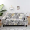 Kudde Dekorativ kudde Floral Printing Soffa -täckning för vardagsrum Slipcovers Cotton Elastic Couch Handduk Skydd 1PC 230327