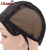 Wig Caps Alileader Wholesale 10Pcs Lace Wig Caps For Making Wigs Bulk Black Brown Wig Cap With Adjustable Straps Weaving Caps Xl L M S 230327