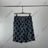 Heren shorts mannen vrouwen ontwerper korte broek zijkant lintletter borduurbroek lente zomer zwart blauw groen groen kaki m-2xl