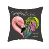 Kussen zomer tropische planten flamingo cover afdrukkende decoratieve kussensloopworpkoffer