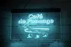 LD4421 LUZES DE LED LUZES SIGN CAFE DE PASSAGEM BILLARD 3D ARGAVE