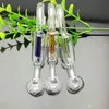 Smoking Pipes Double filtering pot Wholesale Glass bongs Oil Burner Pipes Water Pipes Glass Pipe Oil