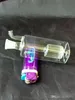 Smoking Pipes Rectangular filter water bottle Wholesale Glass bongs Oil Burner Glass Water Pipes Oil