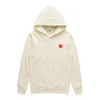 Commes Sudadera con capucha Sudaderas con capucha para hombre Sudaderas Diseñador Cdgs Sudadera con capucha Com Des Garcons PLAY Sudadera CDG Red Heart Zip Up Sudadera con capucha Marca Azul marino Talla XL Play Sudadera con capucha r6