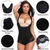 Kvinnor Shapers Shapewear midjetränare Bodysuits Slimming Underwear Seamless Full Body Shaper Firm Control Bodybriefer Postpartum Fajas 230327