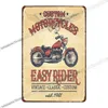 Vintage Motorcycle Metal Wall Art Poster Pittura in ferro Segni Vintage Club Decorazione Garage Targa Decorazioni per la casa Piatti 30X20 cm W03