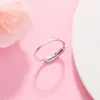 925 Bague d'anges étincelantes en argent sterling avec une bague de bijoux de style Pink Zirconia pour femmes4425550