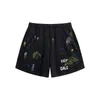 designer shorts mens kapsel shorts sommar strand byxor mesh shorts andas svett lösa fitness basket byxor gd mens shorts män avslappnad snabb torr byxor grå