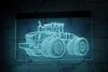 LD8006 LED Strip Lights Sign Tractor 3D Gravure Gratis ontwerp Groothandel Retail