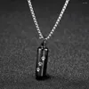 Chaînes crémation urne pendentif collier cylindre fiole souvenir bijoux mémorial banc pour cendres femmes hommes