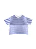 T-shirts Children's Clothing Boy's kortärmade t-shirt Summer Fried Street Fashion Cotton Striped Boys All-Match Casual T-Shirt 230327