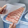 Opbergboxen bakken opbergkast koelkast visvlees opslagkast koelkast bescherming groenten opslagcontainer doos organizer opslagbakken keuken p230324