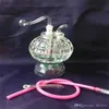 Pipas para fumar Cachimba con bola de cristal, Bongs al por mayor Quemador de aceite Pipas de vidrio Pipas de agua Aceite para pipa de vidrio