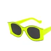 Sonnenbrille Ovaler Rahmen Damen Herren Graue Linse UV400 Augenschutz Mädchen Sexy Damen Mode Outdoor BrillenSonnenbrillen