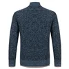 Hommes chandails automne hiver hommes tricoté pull Cardigan mode Patchwork pull hommes décontracté épais mince tricot vestes homme