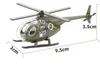 6pcs Alloy ABS Militair Model Simulatie Auto Tank Racing Helicopter Armored Vehicle Diecasts Verjaardagsgeschenk speelgoed voor kinderen