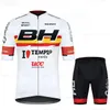 Гоночные наборы 2023 Мужская команда BH Team Cycling Jersey Jersey с коротким рукавом красный Ropa Ciclismo Hombre Summer Bib Shorts костюмы велосипедные