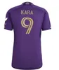 Orlando City 2023 Jerseys de futebol 23-24 personalizados 9 Kara 10 Pereyra 11 Ojeda 17 F.Torres Kingcaps Futebol personalizado Design de atacado seu próprio