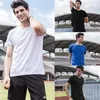 T-shirts pour hommes Fashion Lauf T-shirt décontracté Fitness Muskel Schnell Trocken Stretch Top