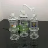 Rökande rör 8 Diamond Glass vattenflaskglas Bongs Oljebrännare glas Vattenrör