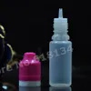perfume bottle 15000pcs anti leaking 10ml squeezed plastic dropper bottle with childproof and tamper evident cap