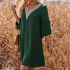 Casual Dresses Women Ruffles Chiffon Cut Out Cold Shoulder Strap Mini Dress