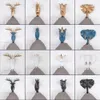 Hooks Rails 1pc Hanging Animal Head Decorative Deer Elephant Unicorn Rhinoceros Hanger Keys Clothes Hat Wall Decoration Rack 230327