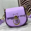 Bolso pequeño Tess Monedero Bolsos de gamuza de cuero brillante Crossbody Diseñador Bolsos de hombro de lujo Monedero Diseñador Mujer Monedero Mujer Cuero genuino Calidad de alto grado