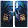 Dierlijke lederen portemonnee hoesjes voor Samsung A34 5G A54 A04E A24 4G Motorola MOTO G73 G13 G23 G53 E13 Bloem Leeuw Panda Hond Wolf Tijger Uil Kaartsleuf ID Flip Cover Folio Pouch