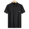メンズポロス8xl 7xl 6xl 2023夏の高品質のカジュアルTシャツ男性用衣料品ゆるいメンズシャツ