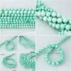 Pietra 8Mm Naturale Amazonite Perline Rotonde Sciolte 6Mm 10Mm 12Mm Per Creazione Di Gioielli Collana Bracciale Fai Da Te Goccia Consegna 20 Dhgss