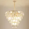 Ljuskronor lyxig atmosfär K9 Crystal Lamp Postmodern Light Living Room 2023 Belysning El Restaurant Chandelier