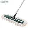 Mops Large cotton thread Flat Mop with adjustable Handle Hardwood Floor clean Office home Industrial Mop Cleaner Dry Dust floor Mop 230327