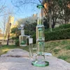 Bong de vidrio de 11,8 pulgadas Pipa de agua para fumar Percolador de hongos Cachimba con 14 mm 90ﾰ Colector de ceniza Tubos de filtro de tabaco