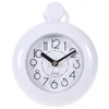 Wall Clocks Bathroom Waterproof Clock Easy Reading Modern Silent Small White Digital Shower Hanging Vintage