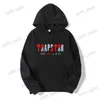 Erkek Hoodies Sweatshirts Trapstar Hoodie Set Fashion Womens Street Wear Sweatshirt T230327