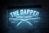 LD5977 LED-Streifenlichterschild The Dapper Barber Company Haar 3D-Gravur Kostenloses Design Großhandel Einzelhandel