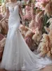 Robes de fête 2023 Robe de mariée sirène romantique