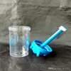 Hosahs syreflaska akrylfärda pipning grossistglas bongs oljebrännare glas vattenrör oljeriggar