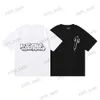 Camisetas para hombres Pequeña Trapstar Impresión de letras irregulares Algodón de alta calidad Hilo doble Camiseta de manga corta suelta para hombres y mujeres T230327