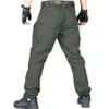 Men's Pants City Military Tactical Pants Men SWAT Combat Army Trousers Many Pockets Waterproof Wear Resistant Casual Cargo Pants Men 6XL 230327