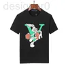 Men's T-Shirts popular Designer T shirt Summer short Sleeve waves Tee Men Women Lovers luxury T-shirts Fashion senior Pure cotton high quality Top large size M-3XL GPOO