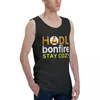 Canotte da uomo Top Camicia Bonfire Crypto Currency Stay Cosy Sarcastic Hodl Vest Men Set Graphic Sleeveless Garment