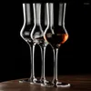 Kieliszki do wina kryształ Tulip Rum likier kieliszek starszy wiązanie Goblet Szkocja whisky whisky snifter brandy nosing aperitif słodka filiżanka