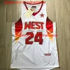 Topp Real Authentic Stitched 2009 All-Star Jersey #24 Shirt Retro 2003 2004 Basketballtröjor